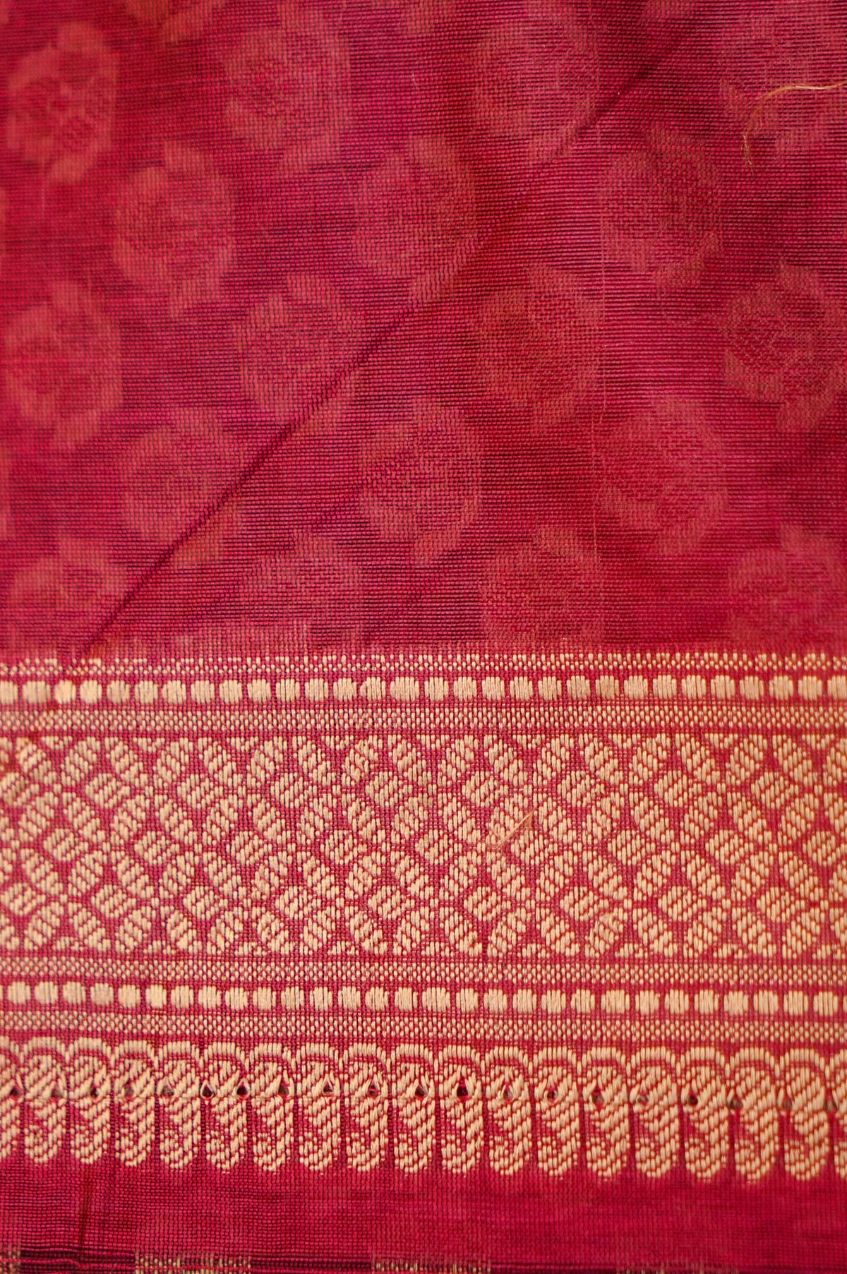 WINE MERCERISE SILK TILFI SAREE