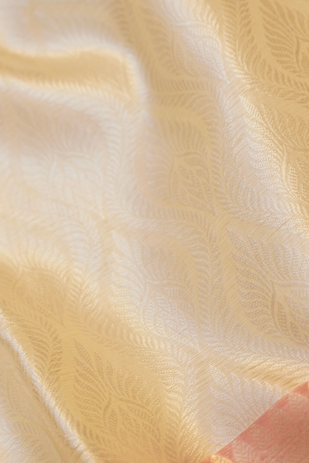 OFF WHITE TANCHUI KORA SILK SAREE