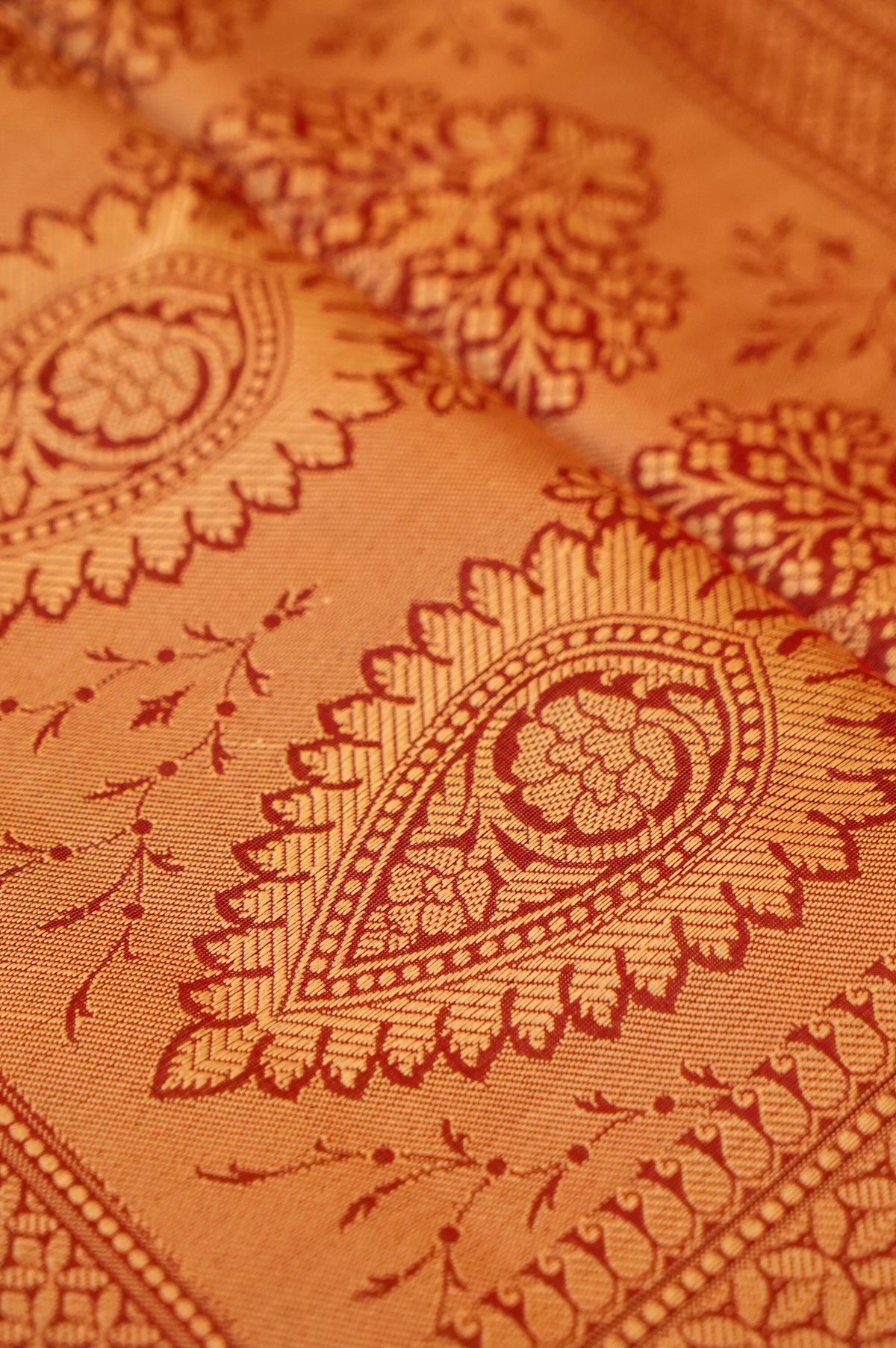 WINE MERCERISE SILK TILFI SAREE