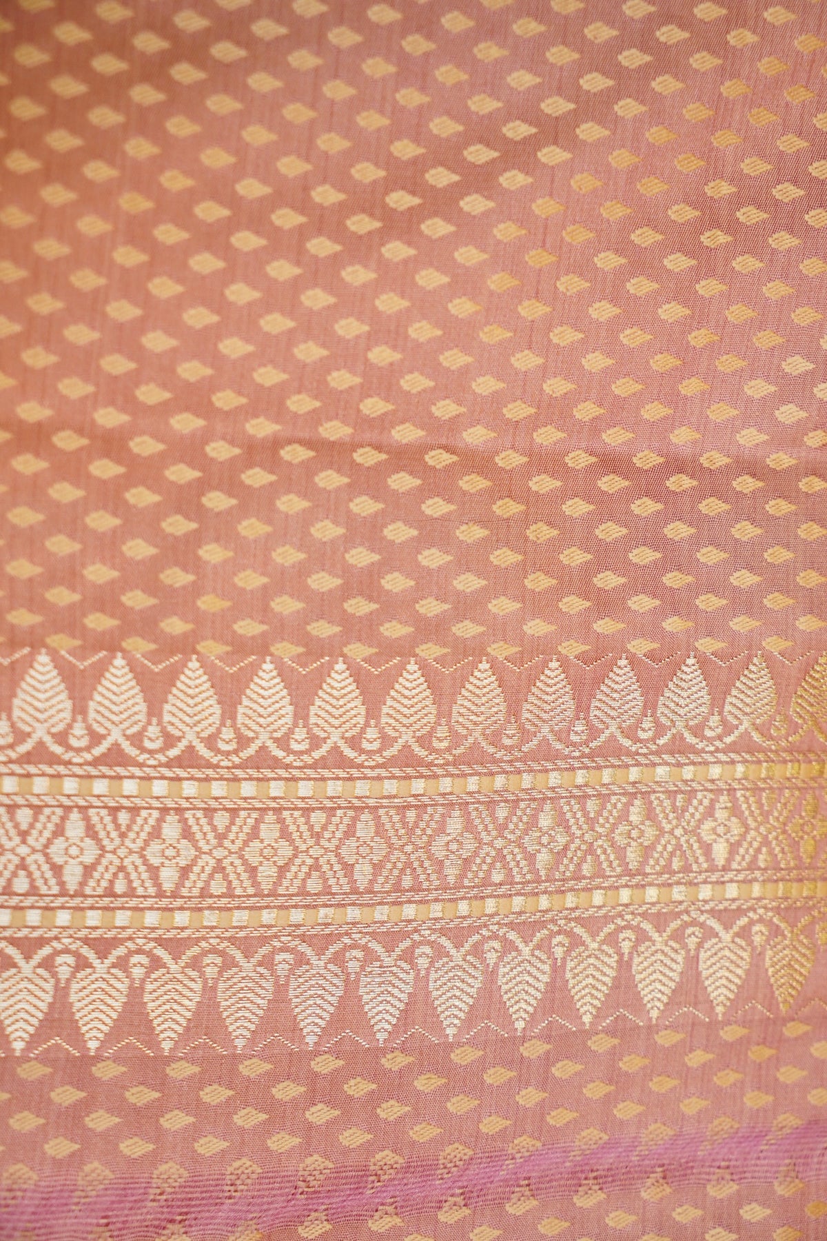 ONION PINK SELF MASHRU SILK SAREE