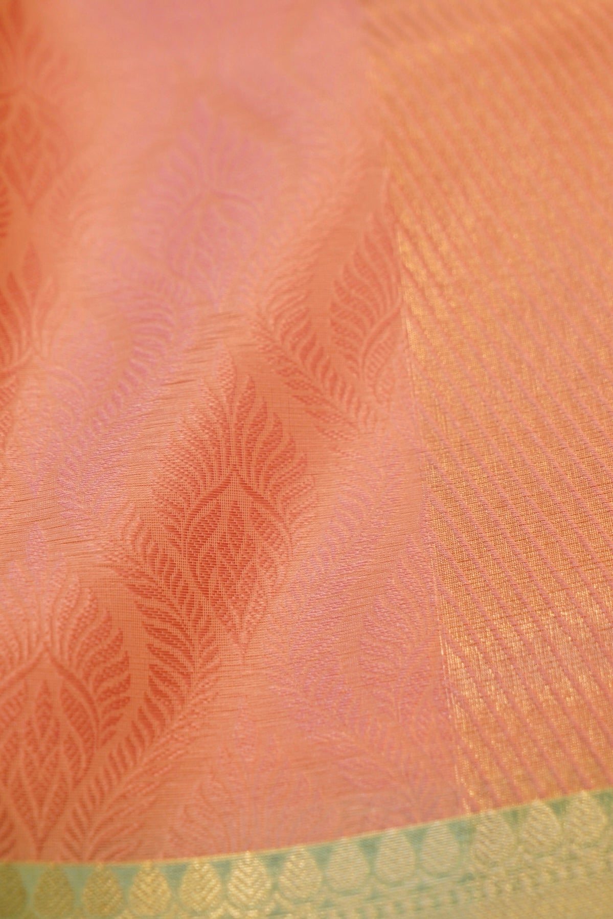 BABY PINK TANCHUI KORA SILK SAREE